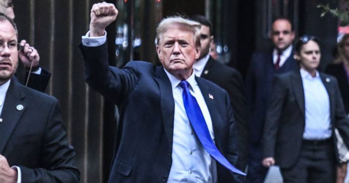 Donald Trump was found guilty on all 34 felony counts of falsifying business records in the first of his criminal cases to go to trial (Getty Images)