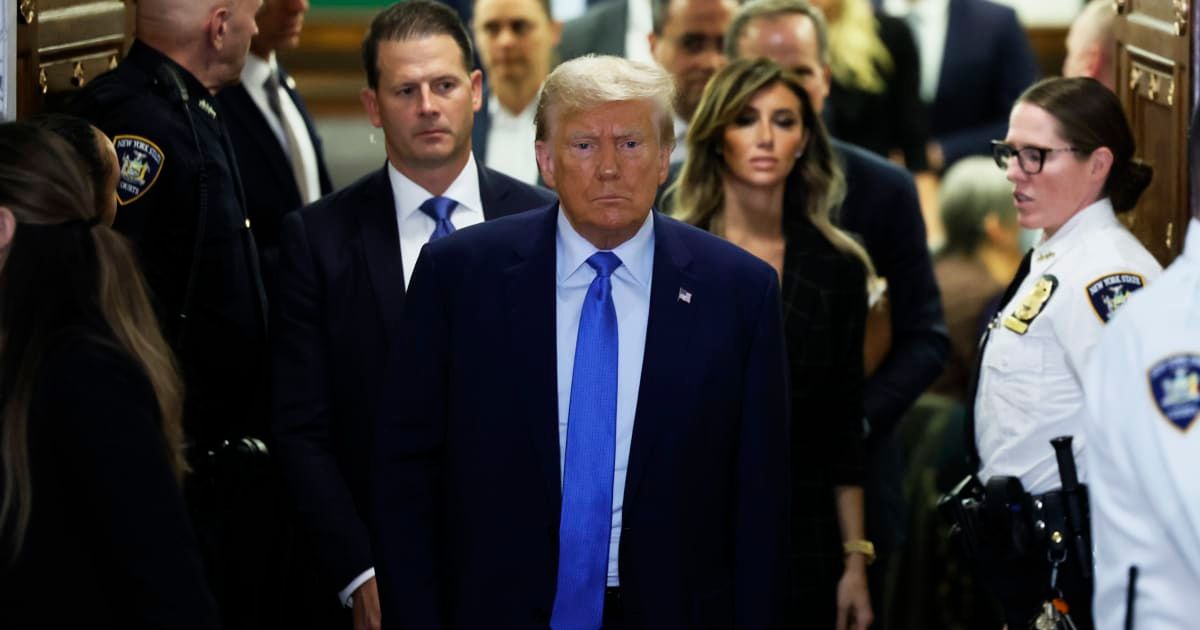 In a landmark decision on Thursday, May 30, a Manhattan jury found former President Donald Trump guilty of 34 counts of falsifying business records (Getty Images)