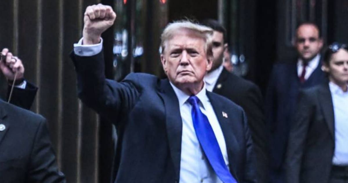 Donald Trump was convicted in the hush money case despite his claims that the case was a political persecution (Stephanie Keith/Getty Images)