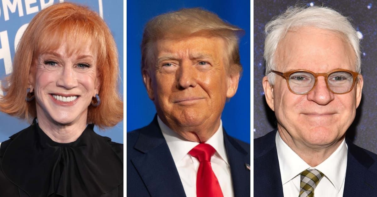 Kathy Griffin and Steve Martin celebrated Donald Trump's guilty verdict in hush money trial (Getty Images)