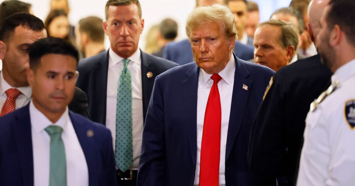 Donald Trump became the first former US president to be found guilty of felony crimes (Getty Images)