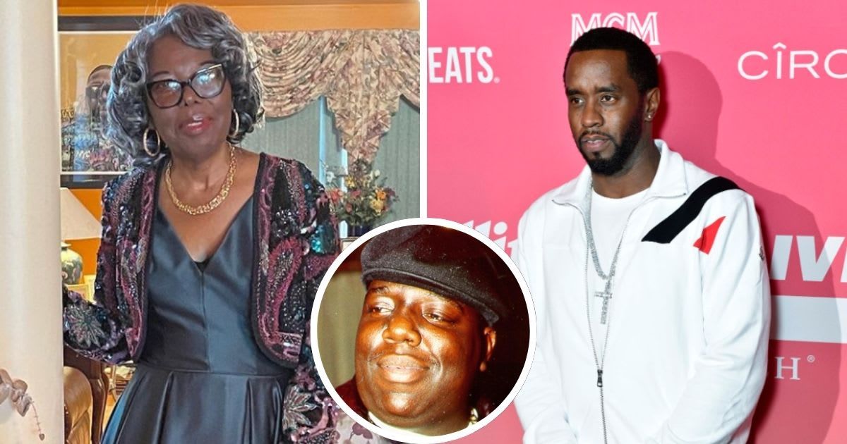 The Notorious BIG's mother Voletta Wallace slams Diddy (Getty Images and Instagram/@volettawallace)
