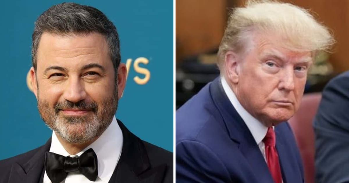 Jimmy Kimmel delivered a scathing monologue on his show after Donald Trump was declared guilty (Getty Images)