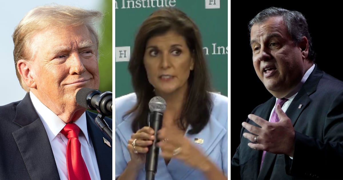 Nikki Haley and Chris Christie have not said anything after Trump's guilty verdict (Getty Images and Twitter/ @NikkiHaley)