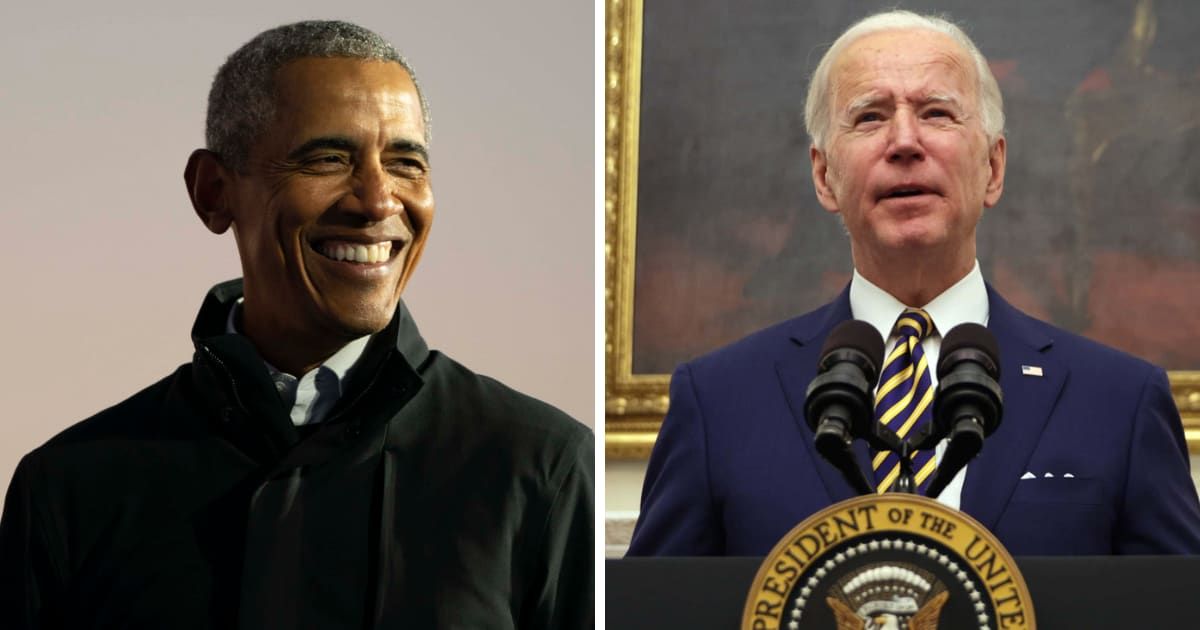 Joe Biden's proposed plan, according to Barack Obama, offers a pragmatic approach to halt the violence in Gaza (Getty Images)