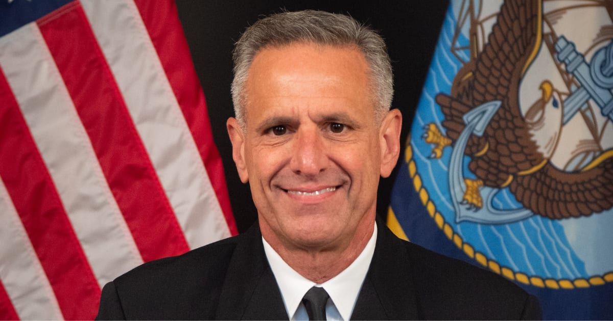 Retired Navy Admiral Robert Burke was arrested on May 31 over bribery charges (media.defense.gov)