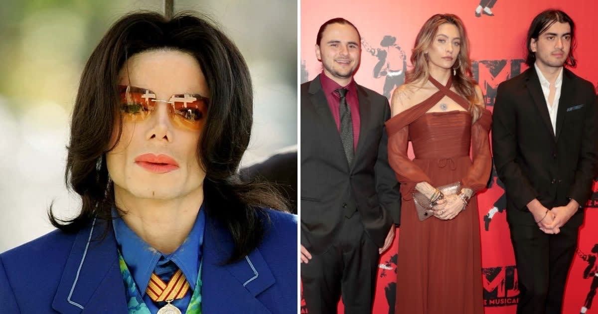 Michael Jackson's children Prince, Paris and Bigi Jackson have been cut off from his estate over tax dispute (Getty Images)
