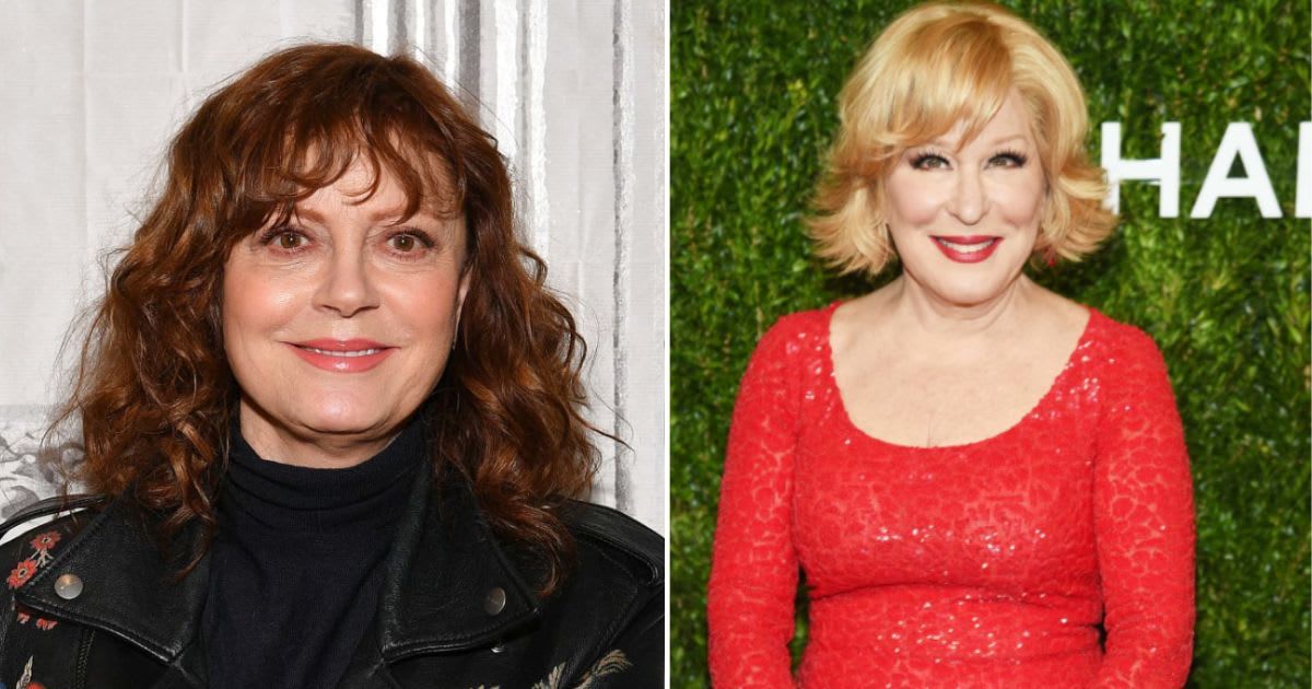 Susan Sarandon and Bette Midler star together in the upcoming 'The Fabulous Four' (Getty Images)