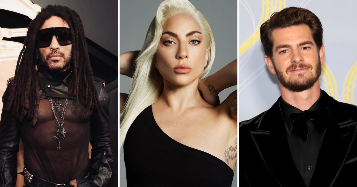 Lenny Kravitz, Lady Gaga, and Andrew Garfield have all practiced celibacy (Lenny Kravitz, Lady Gaga/Facebook, Getty Images)