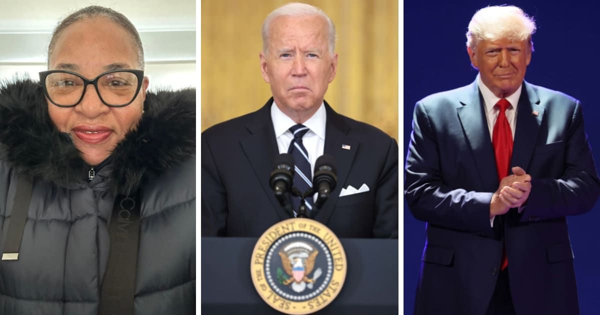 A growing number of Black Americans are losing faith in Democratic Party and are supporting Donald Trump (Instagram@brame925, Getty Images)