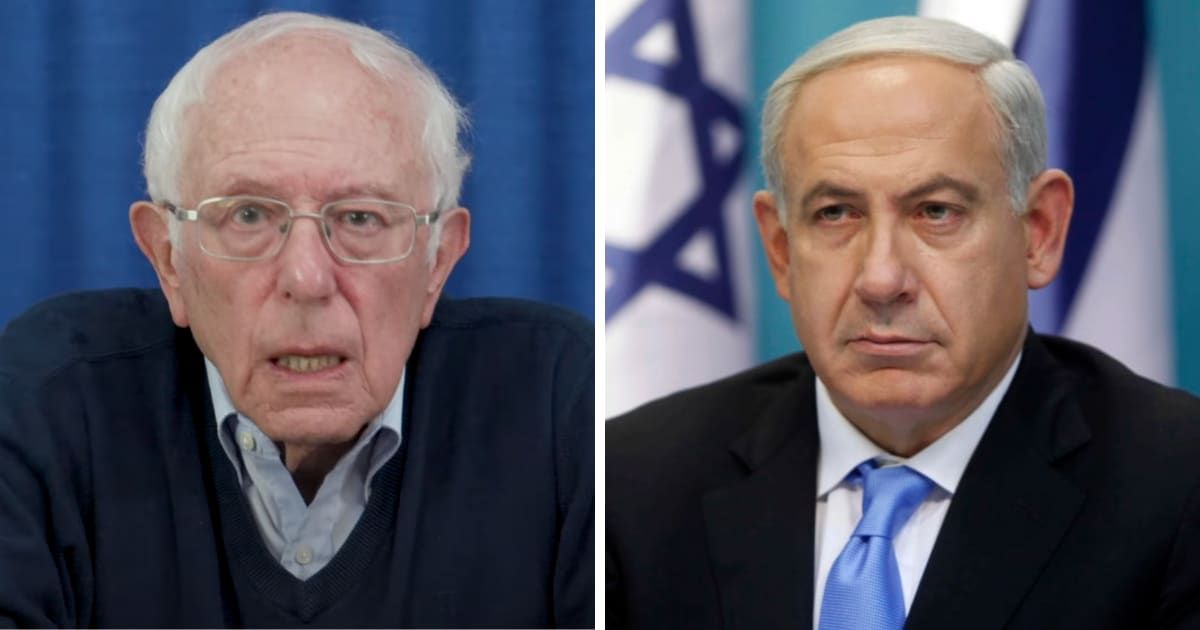 Bernie Sanders has been a vocal critic of Netanyahu and Israel’s military actions in Gaza (Bernie Sanders/YouTube, Getty Images)