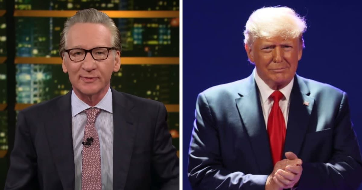 Bill Maher predicted that a potential prison sentence for Donald Trump could lead to national unrest (Real Time, Getty Images)