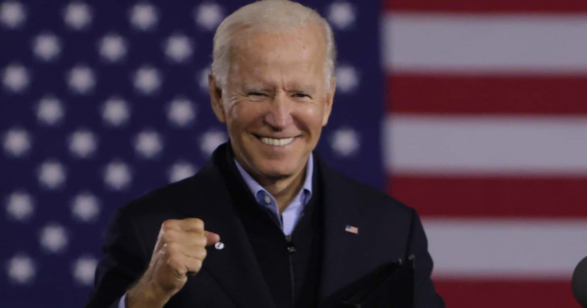 The contract with the Campaign Workers Guild covers wages, time off, and severance, among other issues, and highlights Joe Biden's commitment to workers' rights (Getty Images)