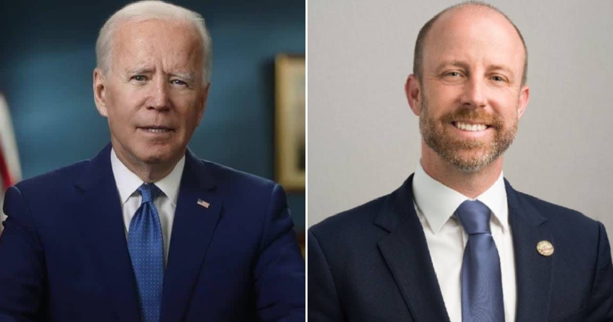 Brownsville Mayor John Cowen (R) has confirmed his invitations from the White House to attend an immigration-related announcement by Joe Biden (Getty Images and Facebook)