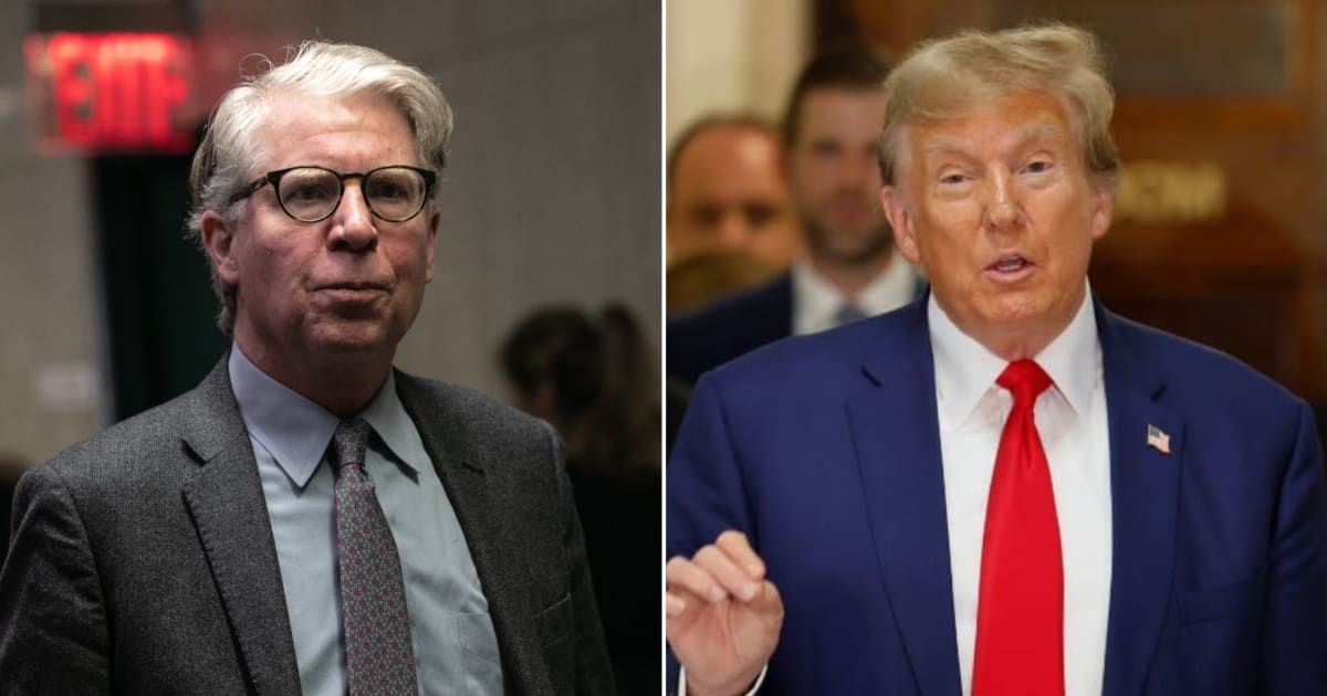  Cyrus Vance Jr suggested the hush money payment was not the best case to be brought against Donald Trump (Jeenah Moon/Getty Images, Getty Images)