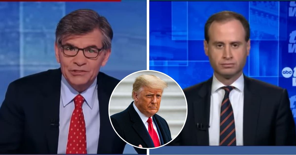 ABC's George Stephanopoulos engaged in a heated exchange with Donald Trump's lawyer, Will Scharf, on ABC's 'This Week', focusing on Donald Trump's recent conviction ( Abc News/Youtube)