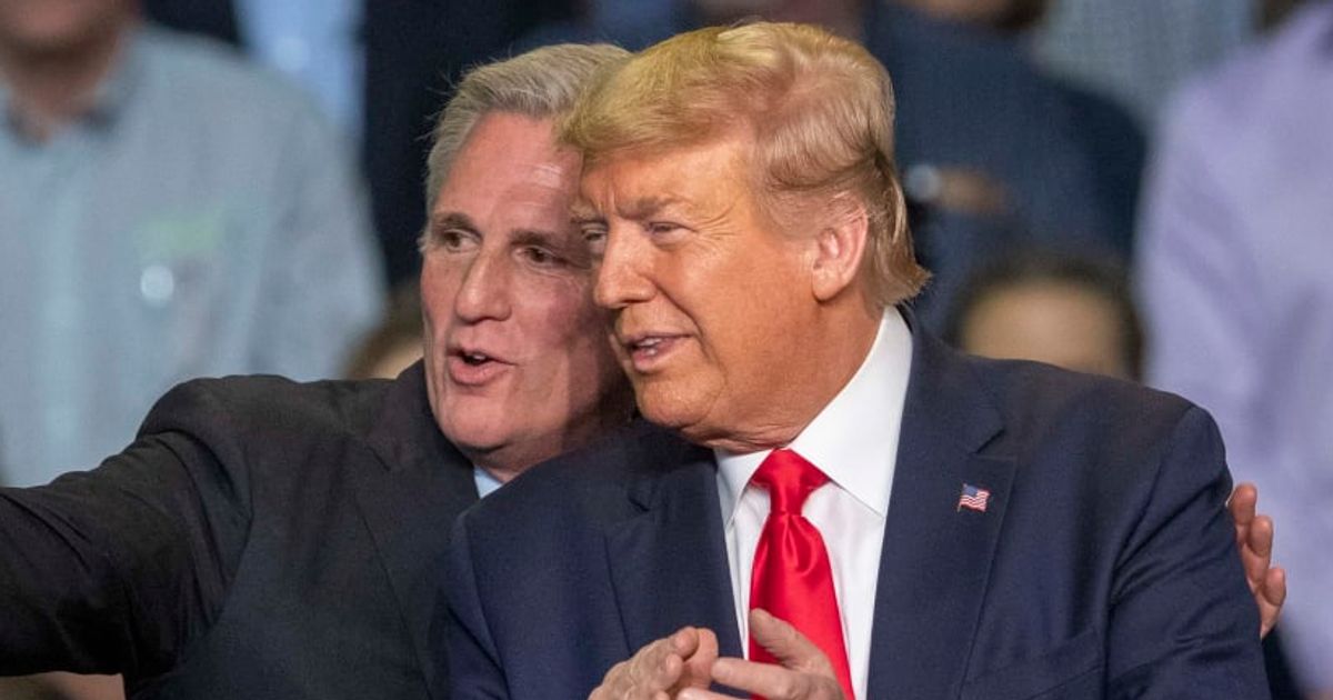 Kevin McCarthy fully supported the GOP's nomination of Donald Trump as presidential candidate (Getty Images)