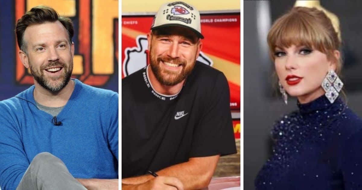 Travis Kelce caught off guard as Jason Sudeikis asks Chiefs star when he plans to propose to Taylor Swift during Big Slick skit