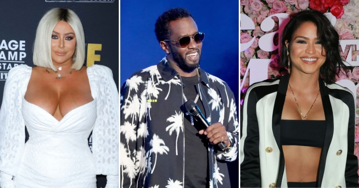 Aubrey O'Day reacts to the footage showing Sean 'Diddy' Combs assaulting his ex-girlfriend Cassie Ventura (Getty Images)