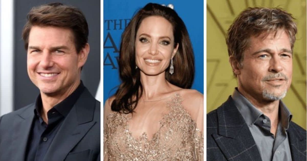 Tom Cruise is rumored to have found his perfect match in Angelina Jolie even as her legal battle with Brad Pitt drags on (Getty Images) 