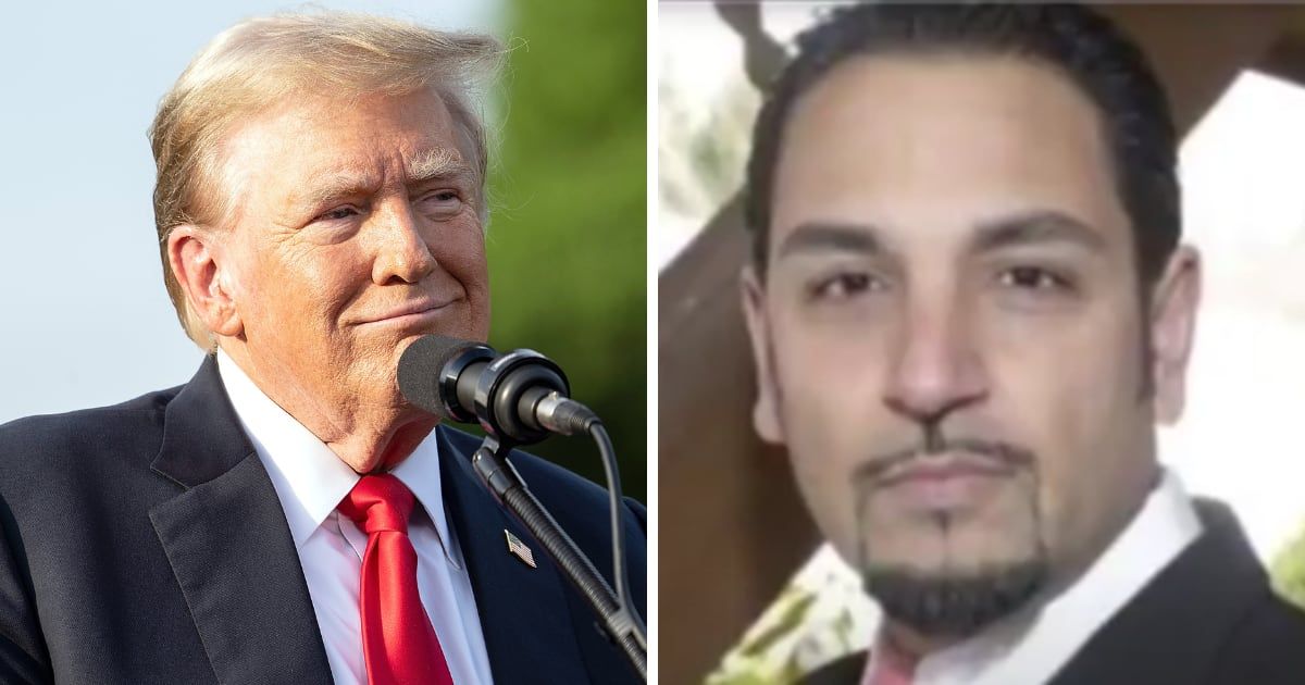 Dino Sajudin, Donald Trump's former doorman, has spoken out following the former president's conviction (Getty Images, KCAL News/YouTube)