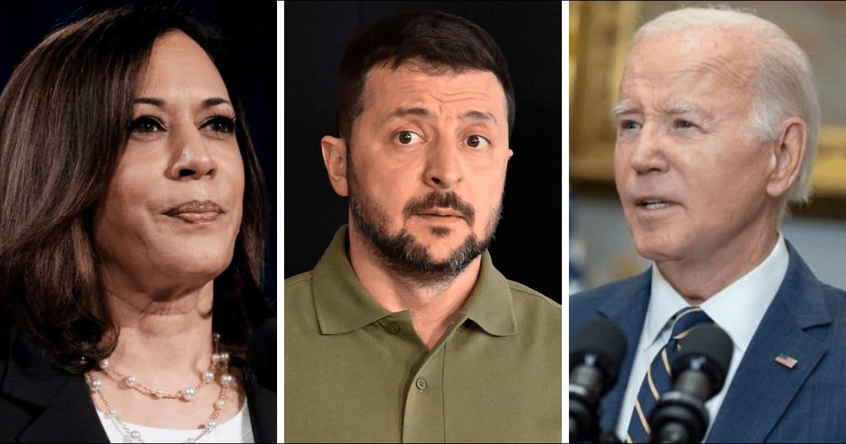 Kamala Harris will attend Ukraine peace summit after Volodymyr Zelensky urged Joe Biden to attend (Getty Images)