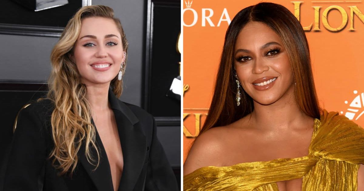  Miley Cyrus says she and Beyonce text about their mothers (Getty Images)