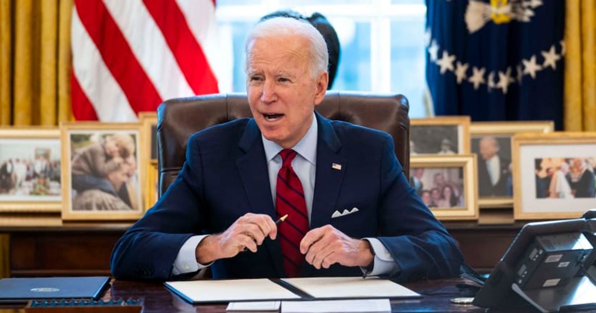 President Joe Biden is poised to announce an executive order aimed at curbing illegal immigration by setting a daily cap on migrant crossings at the southern border (Getty Images)