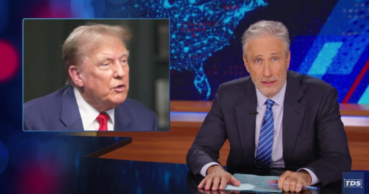 Jon Stewart lashed out against former President Donald Trump (The Daily Show)