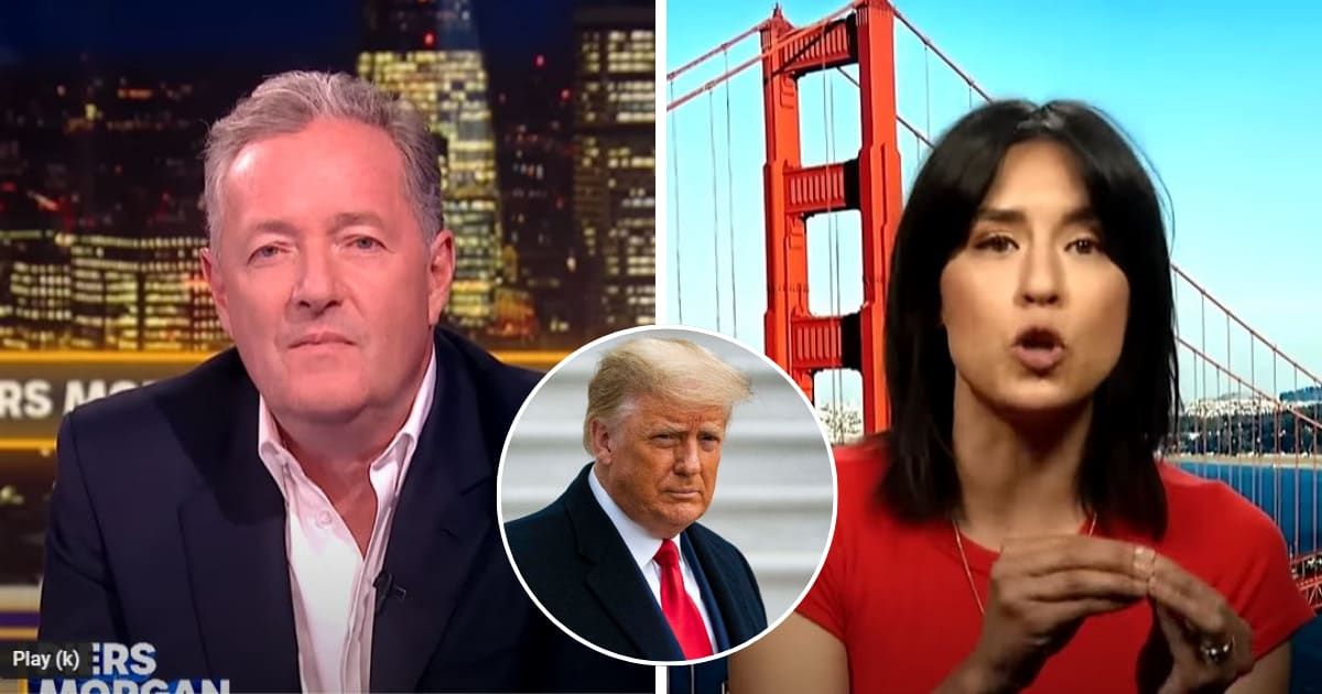 Piers Morgan and Francesca Fiorentini discussed Donald Trump's New York hush money trial and his alleged relationship with Stormy Daniels (Piers Morgan Uncensored/YouTube)