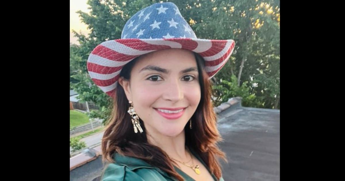 Valentina Gomez, a GOP candidate for Missouri Secretary of State, declared that she has Kansas City Chiefs’ support in her 'fight against the weak and gay' (@ValentinaForSOS/X)