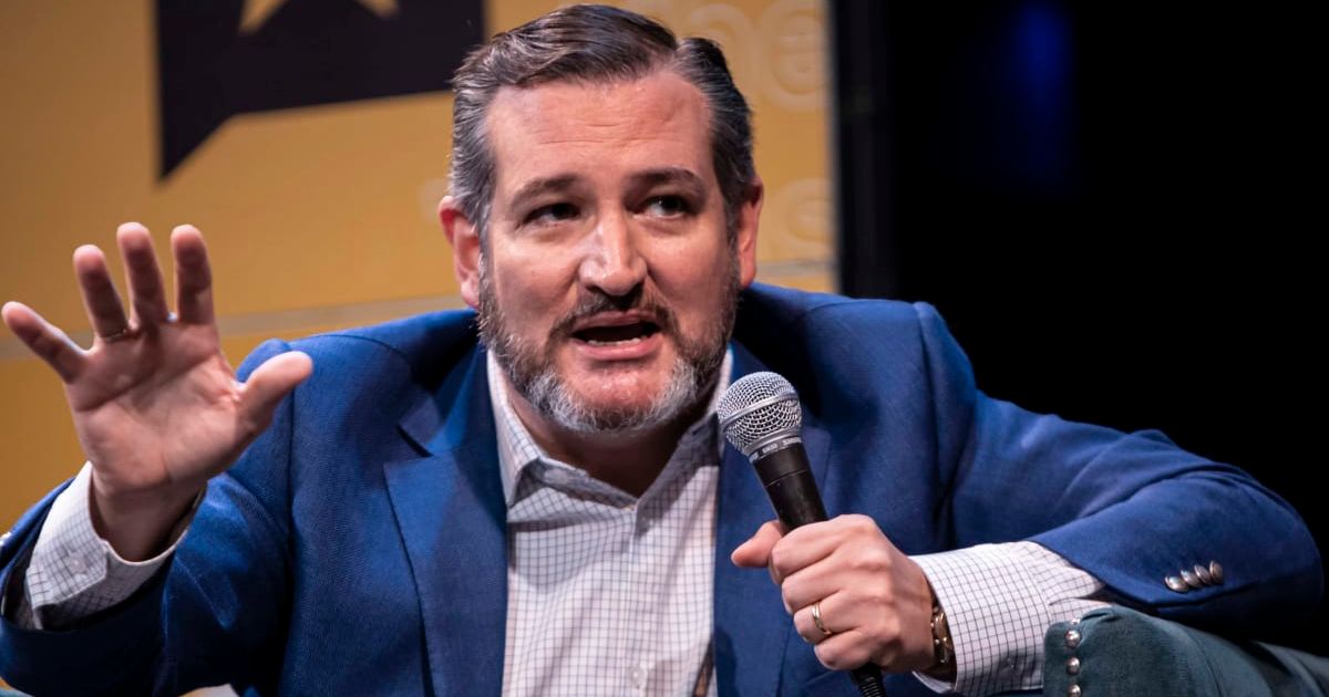 Sen Ted Cruz (R-TX) drew the ire of netizens after the Senate Republicans' account on X shared a misleading tweet that directed users to his campaign donation fund (Getty Images)
