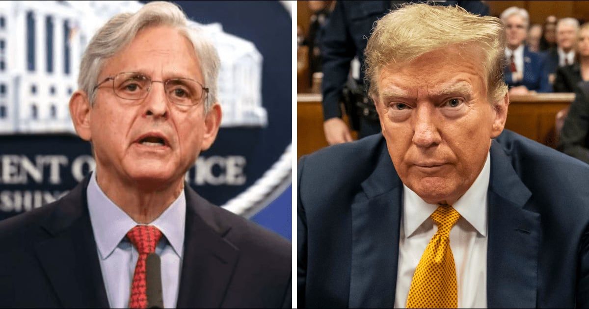 Merrick Garland criticizes Republicans attacking DOJ over Donald Trump's verdict (Getty Images)
