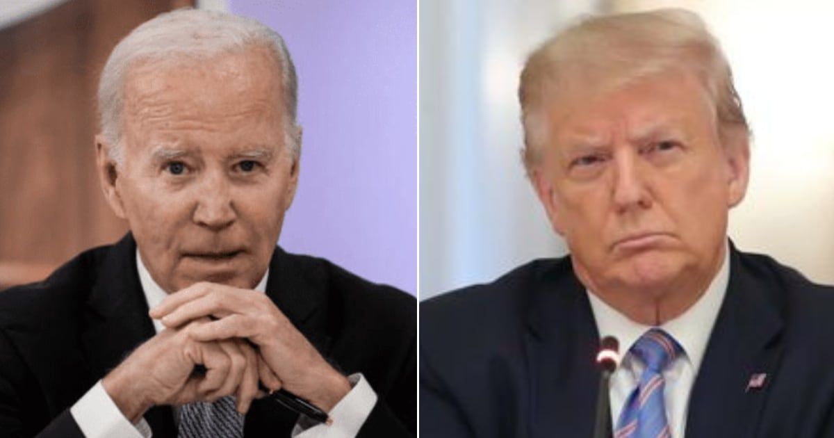 President Joe Biden claimed the world is afraid of Donald Trump returning to power (Getty Images)