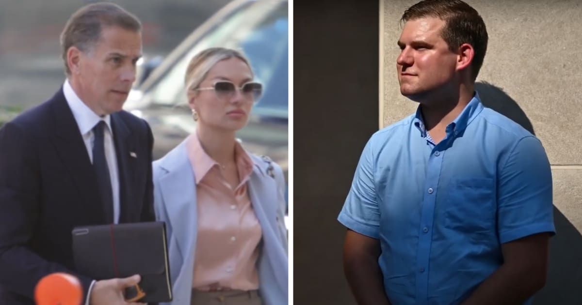 Melissa Cohen Biden said Garrett Ziegler had 'no right' to be present at Hunter Biden's federal firearm trial courtroom in Delaware (YouTube/New York Post)