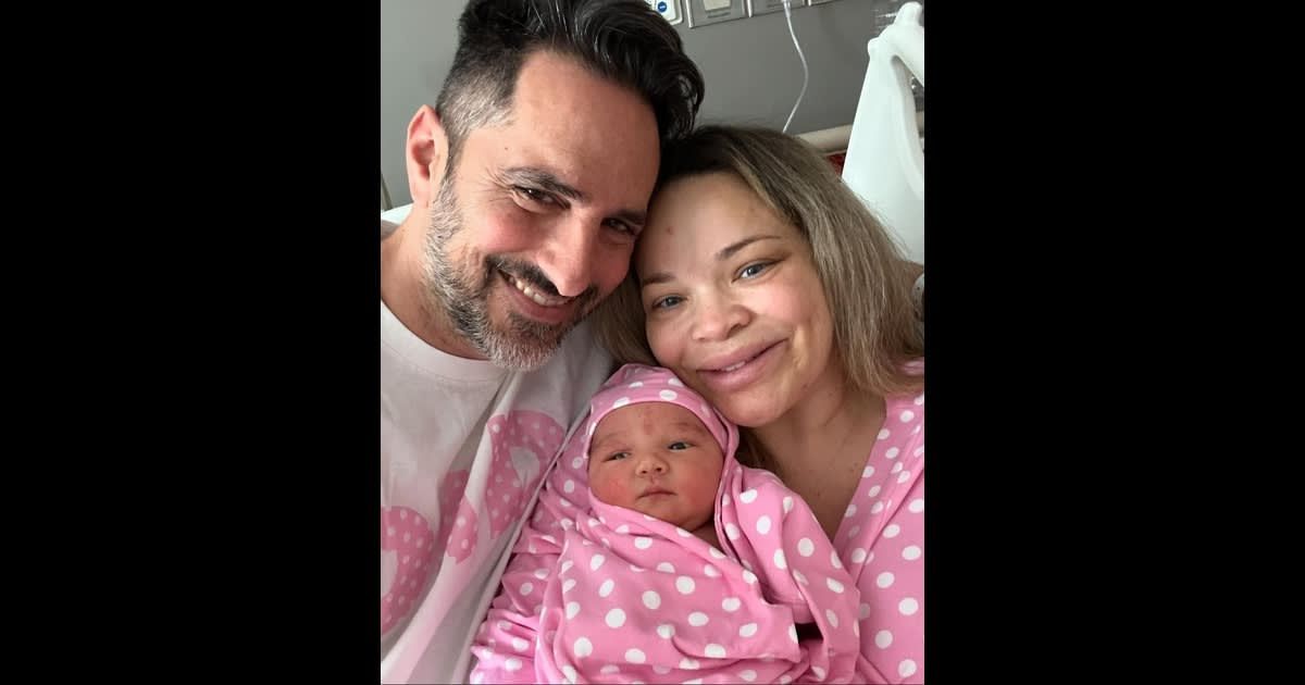 Trisha Paytas and her husband Moses Hacmon welcomed their second baby girl (@trishaspaytas/Instagram)