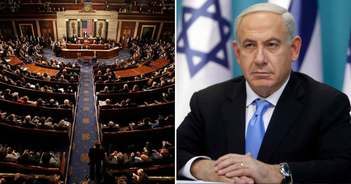 The bill, approved in a 247-155 vote, would compel Joe Biden to bar entry into the US, annul visas, and levy financial sanctions on ICC officials who issued an arrest warrant for Benjamin Netanyahu (Getty Images)