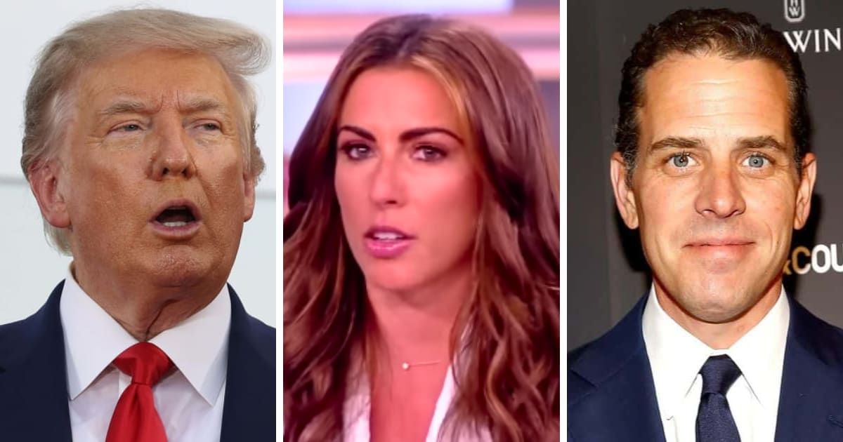 'The View' co-host Alyssa Farah Griffin criticized the media for their coverage of the Donald Trump and Hunter Biden trials (ABC, Getty Images)