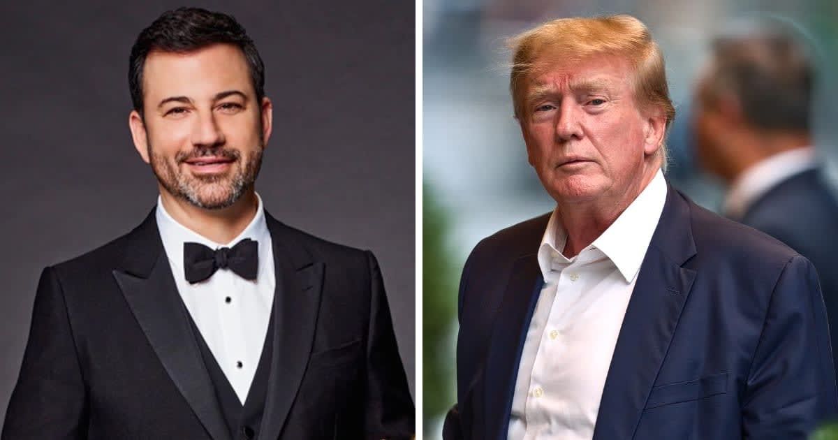 Donald Trump's recent appearance on 'Fox and Friends Weekend' sparked a lively exchange dissected by Jimmy Kimmel (Getty Images)