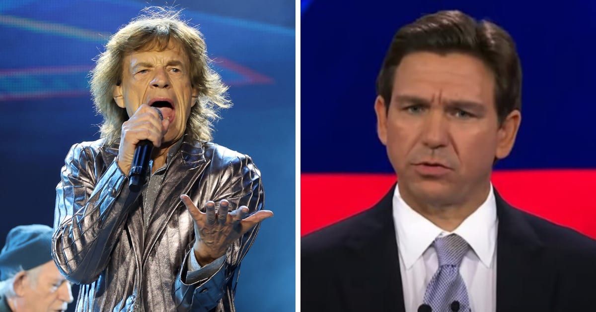 Mick Jagger has slammed Ron DeSantis (Kevin Mazur/Getty Images for RS and Getty Images)