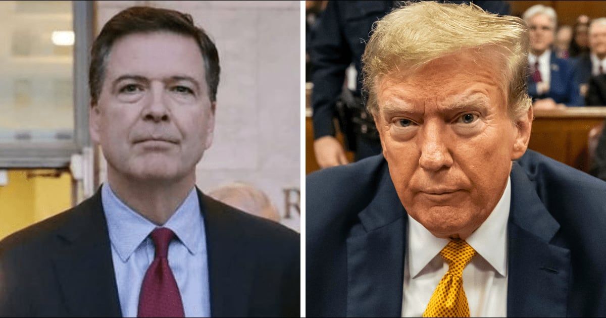 James Comey implied that Donald Trump is playing with fire post-hush money case criticisms (Getty Images)