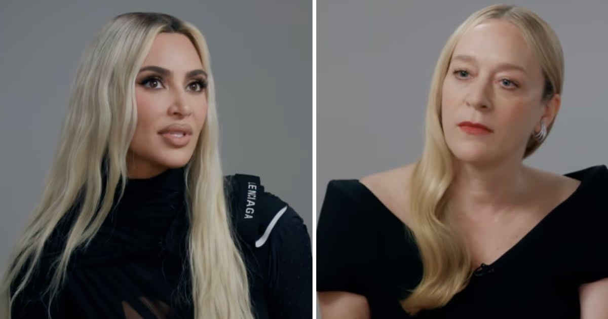 Kim Kardashian spoke with Chloe Sevigny about her acting career during a chat (@variety/YouTube)