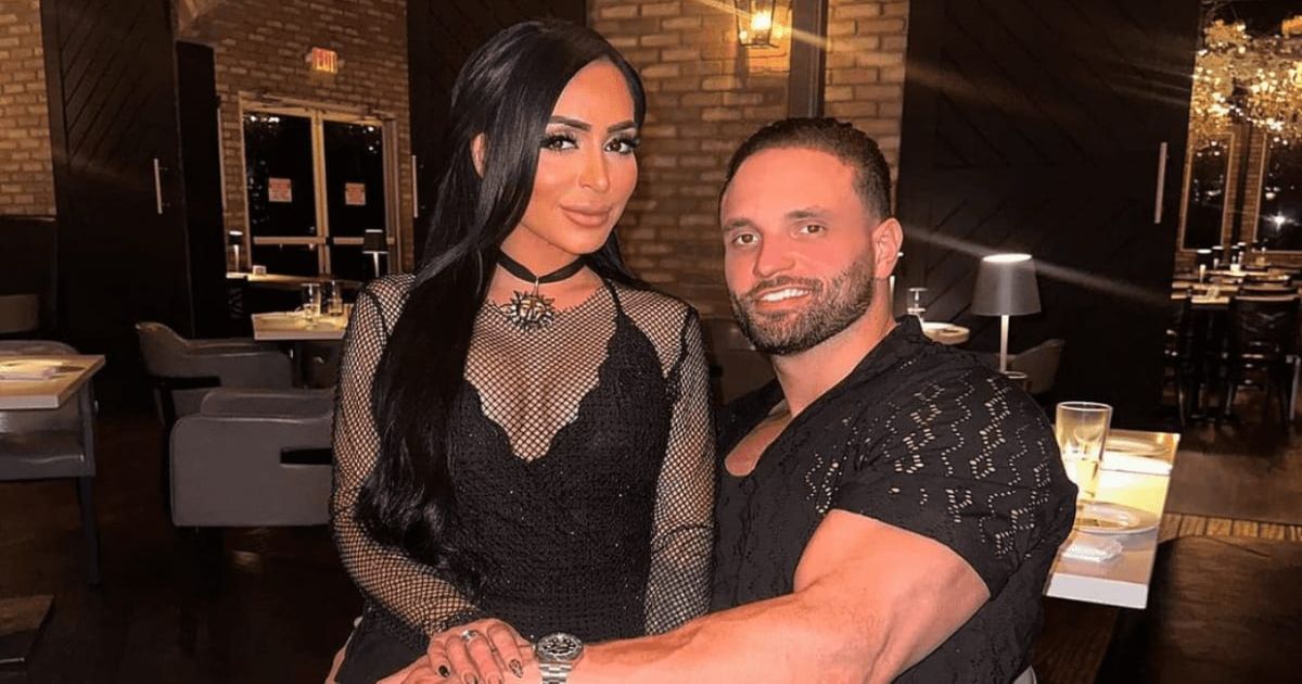 'Jersey Shore Family Vacation' star Angelina Pivarnick was arrested on Sunday night at her New Jersey home where her fiance Vinny Tortorella was also present (@vinnyhandsome/Instagram)