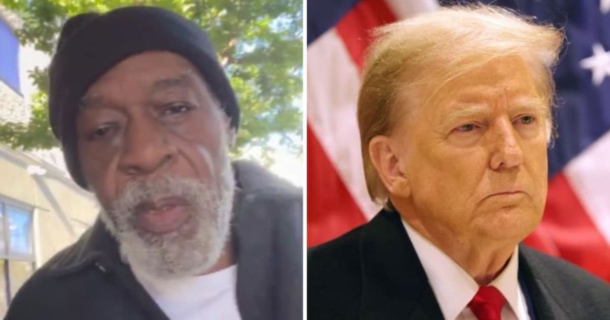 David Hilliard appeared to endorse Donald Trump in a TikTok video (@Cozy4Eva/X, Getty Images)