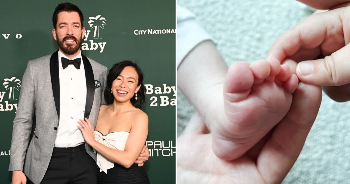 Drew Scott and Linda Phan's baby announcement captivates the internet (Doheny/Getty Images, @mrdrewscott/Instagram)