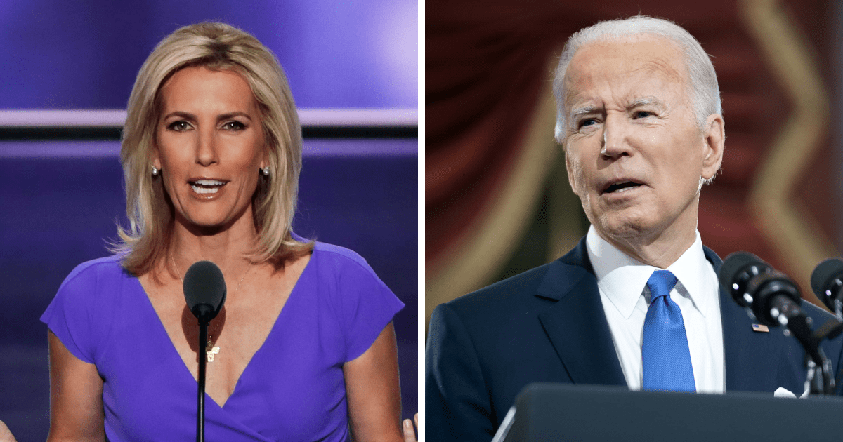Laura Ingraham says Joe Biden is on a 'cognitive decline' (Getty Images)