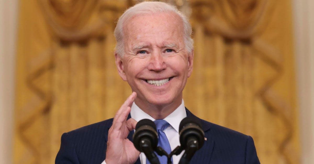 President Joe Biden urged the Congress to restore Roe v Wade protections (Getty Images)