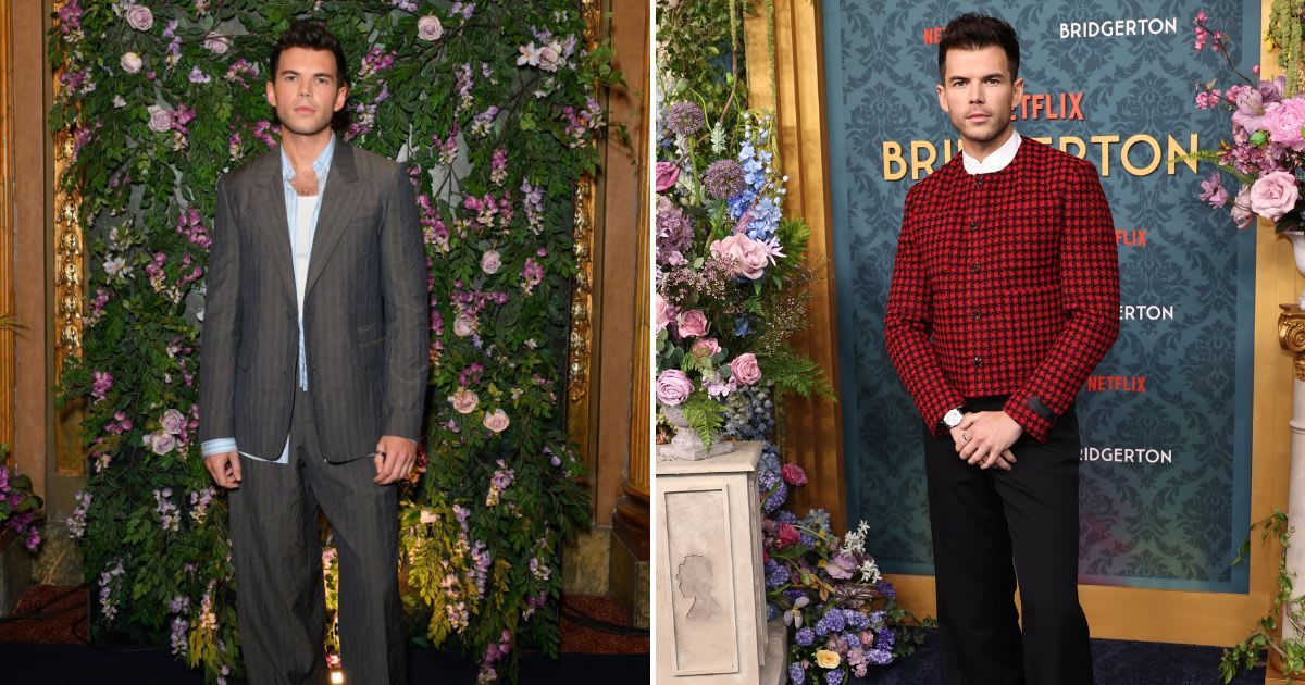 Luke Newton likes to experiment with fashion (Robert Okine, Jamie McCarthy/Getty Images)