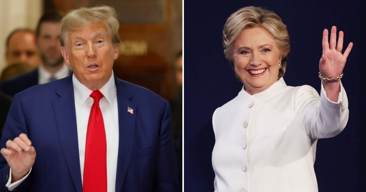 Donald Trump, who has repeatedly called for Hillary Clinton's imprisonment despite her never being charged with a crime, now believes it would have been a 'terrible thing' to jail her (Getty Images)