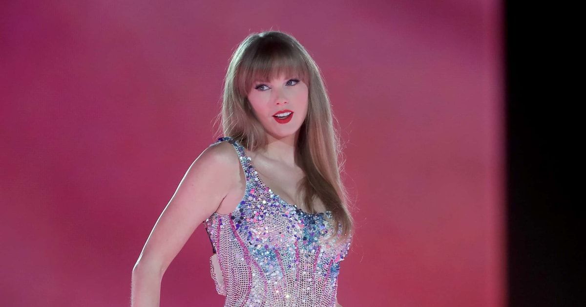 Taylor Swift is reigning supreme on the UK albums chart, claiming nine spots, equivalent to 9% of the total (Getty Images)